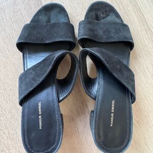 Mansur Gavriel Suede Mules